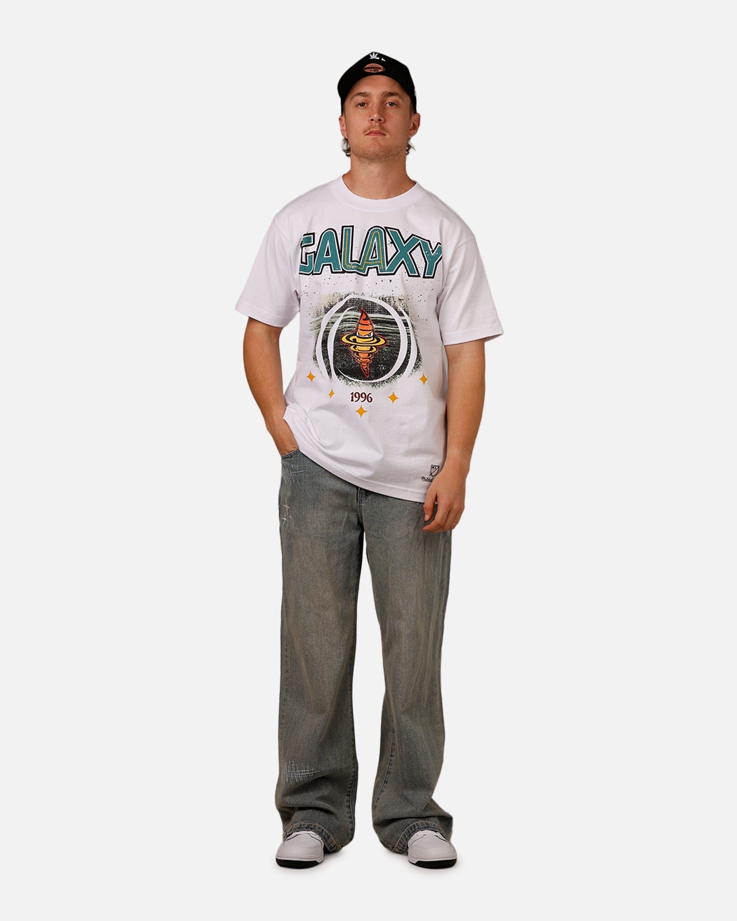 Mitchell & Ness X Los Angeles Galaxy X Culture Kings Our LA Our Galaxy T-Shirt White